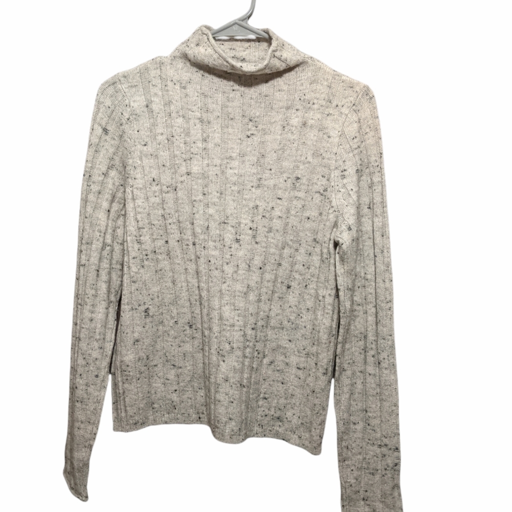 Madewell Donegal Evercrest Gray Turtleneck Sweater